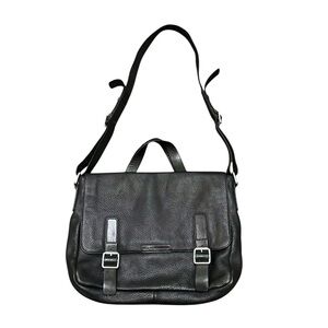 Marc By Marc Jacobs Black Leather Messenger Bag